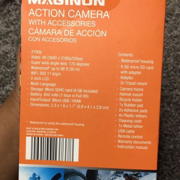 Action Camera, 4K Ultra HD Video Resolution - Picture 16 of 17